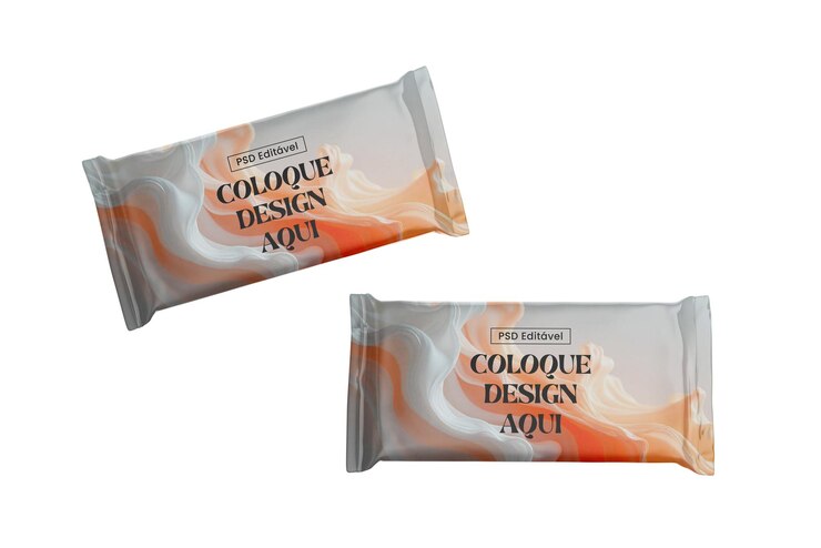 PSD modelo de embalagem de chocolate psd