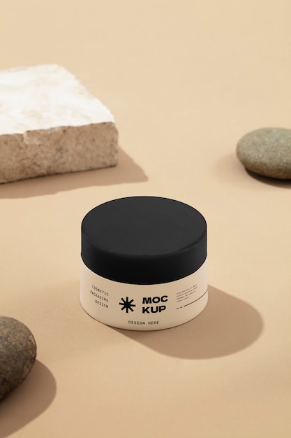 Modelo de embalagem de cosméticos