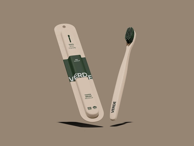 Modelo de embalagem de escova de dentes