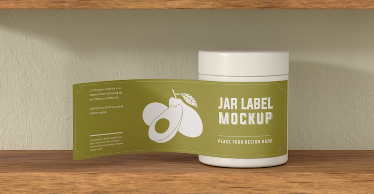 PSD modelo de embalagem de produtos cosméticos