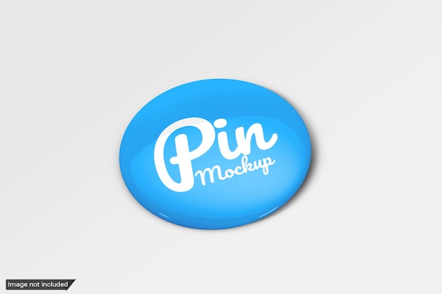 Modelo de emblema de botão PIN