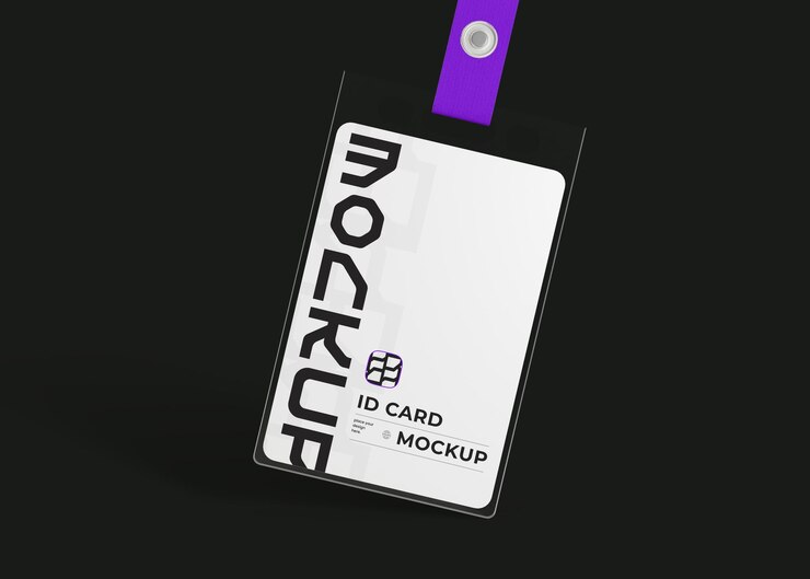 PSD modelo de emblema de identificação da conferência