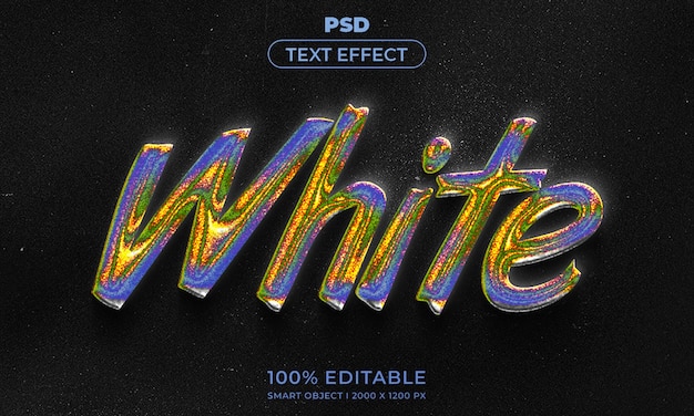 Modelo de estilo de efeito de logotipo e texto editável 3D com fundo abstrato escuro