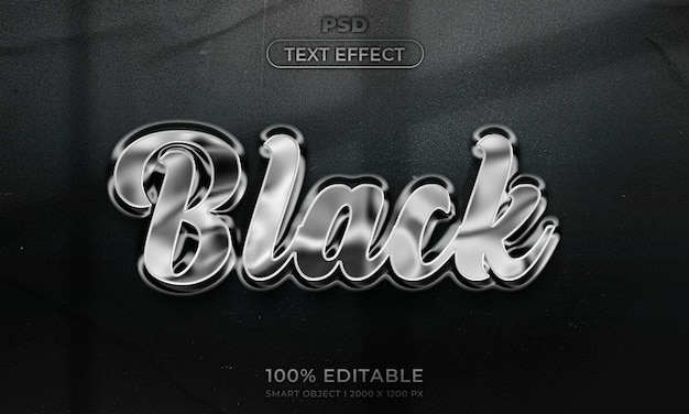 Modelo de estilo de efeito de logotipo e texto editável 3D com fundo abstrato escuro