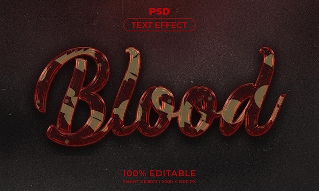 Modelo de estilo de efeito de logotipo e texto editável 3D com fundo abstrato escuro
