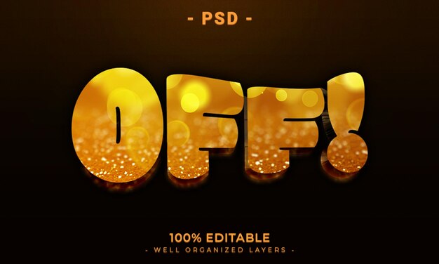 PSD modelo de estilo de efeito de logotipo e texto editável 3d com fundo abstrato escuro