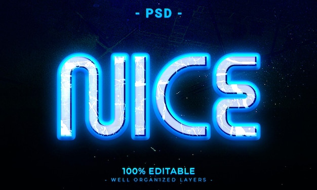 Modelo de estilo de efeito de logotipo e texto editável PSD 3d com fundo abstrato escuro