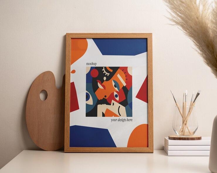 Modelo de estúdio de arte