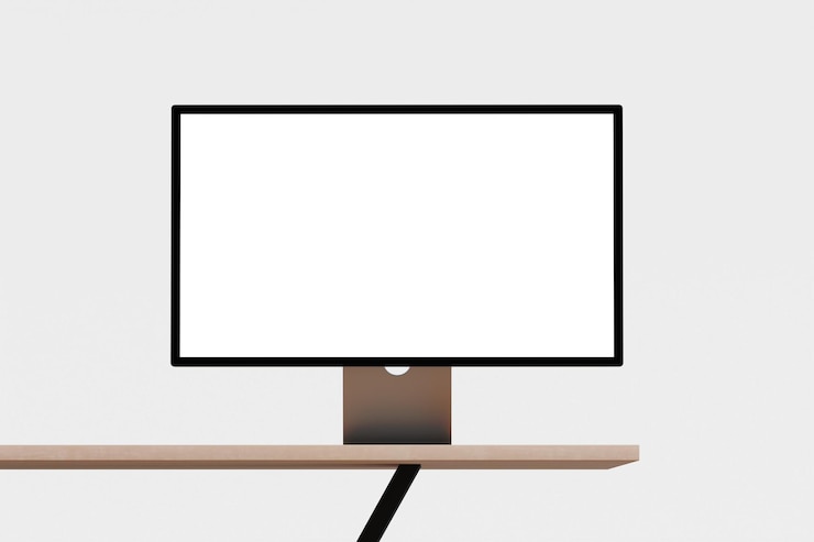 PSD modelo de exibição do monitor