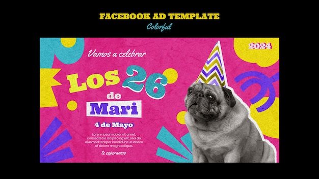 PSD modelo de facebook de entretenimento de festa