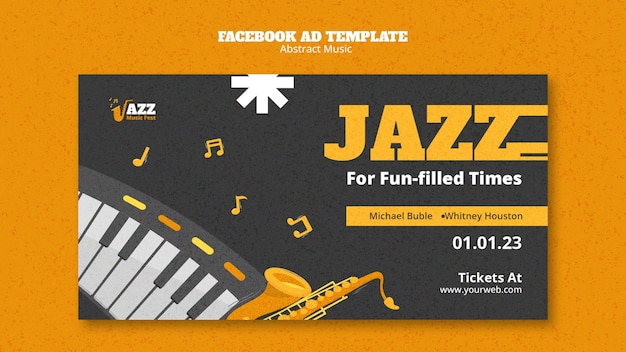 Modelo de facebook de festival de música