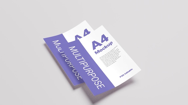 Modelo de folheto PSD a4