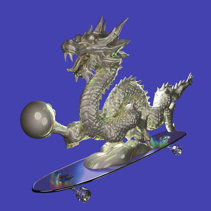 PSD modelo de forma de objeto de renderização 3d