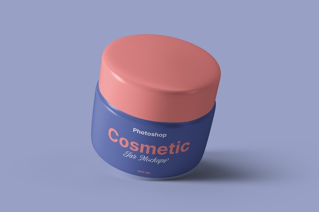 Modelo de frasco de creme cosmético