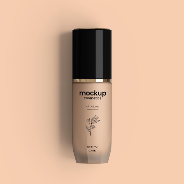 Modelo de fundação de cosméticos