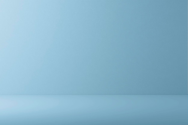 Modelo de fundo de parede azul do produto psd