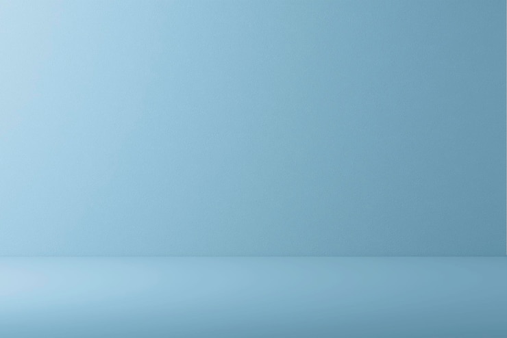 PSD modelo de fundo de parede azul do produto psd
