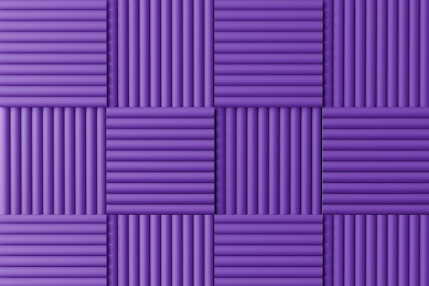 Modelo de fundo de produto de espuma acústica 3D design roxo psd