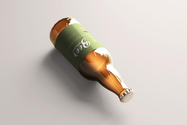 Modelo de garrafa de cerveja