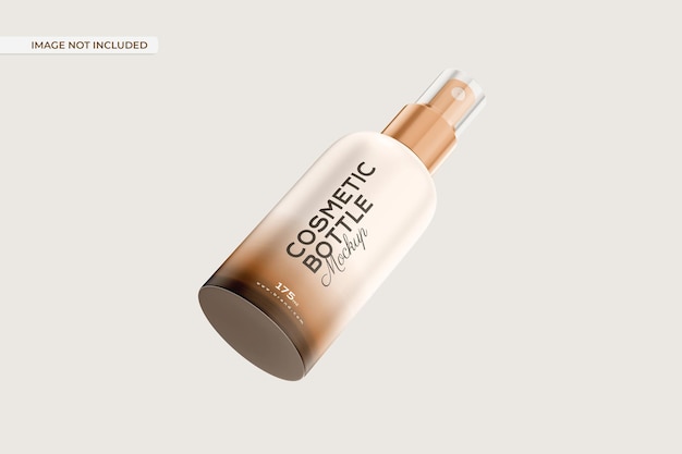 Modelo de garrafa de cosméticos