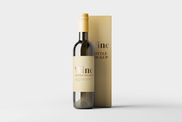 Modelo de garrafa de vinho