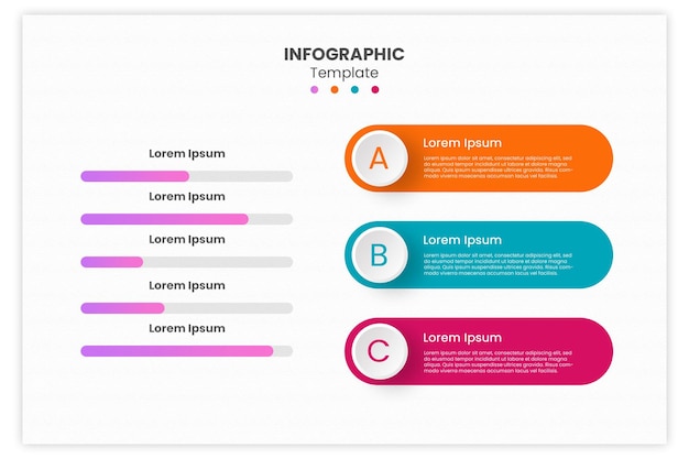 modelo de infografia de deslizamento em percentagem
