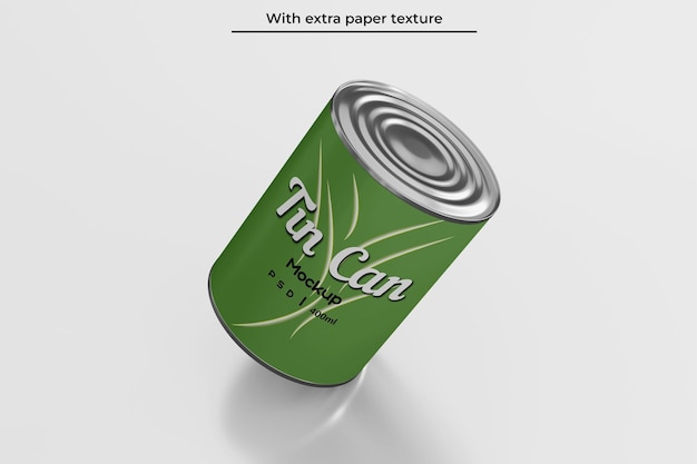 Modelo de lata de lata de metal