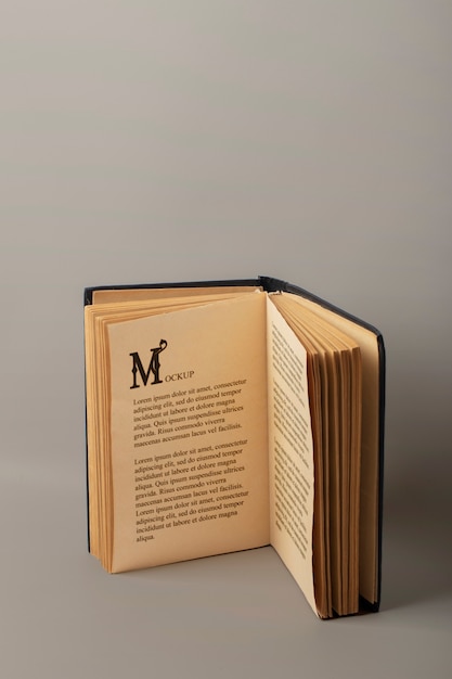 Modelo de livro vintage