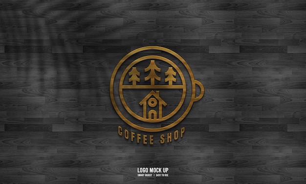 Modelo de logotipo de café