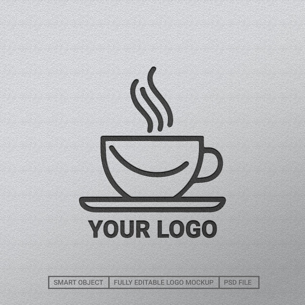 Modelo de logotipo preto
