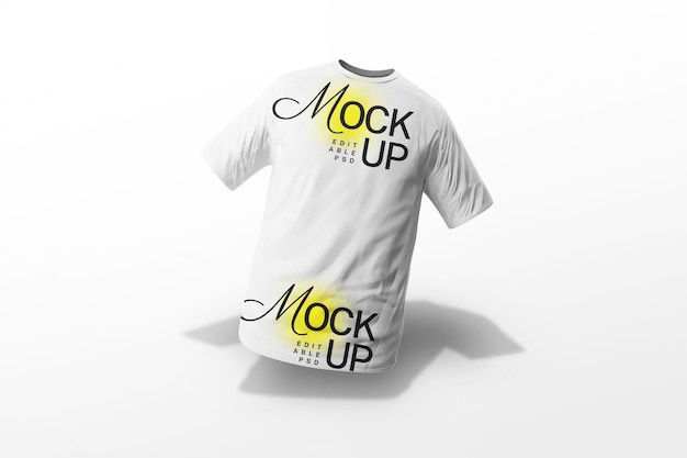 modelo de maquete de camiseta masculina psd design