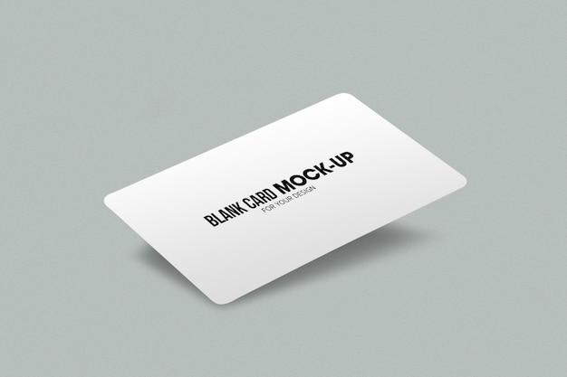 Modelo de maquete de cartão de nome ou negócios em branco.