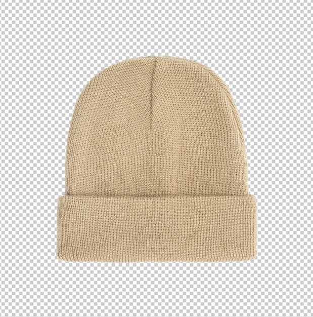 PSD modelo de maquete de chapéu gorro bage