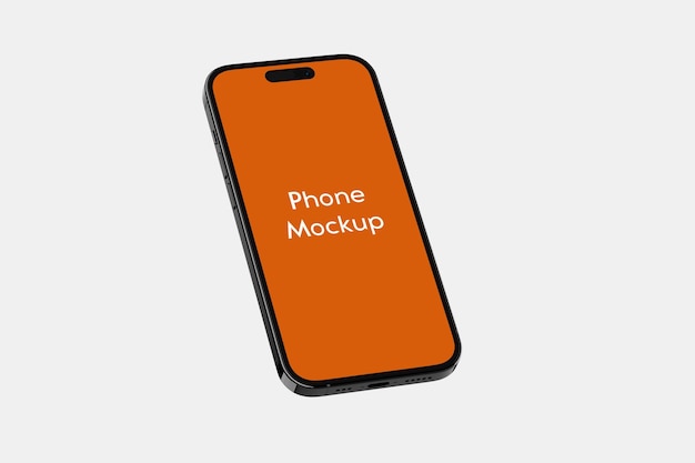 Modelo de maquete de iPhone em PSD