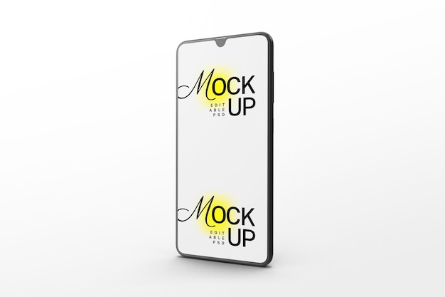 modelo de maquete de smartphone móvel psd design