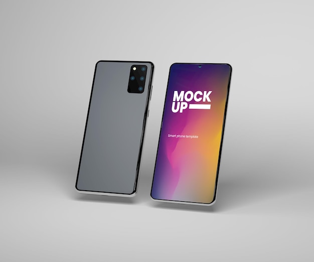 Modelo de maquete de tela de celular premium