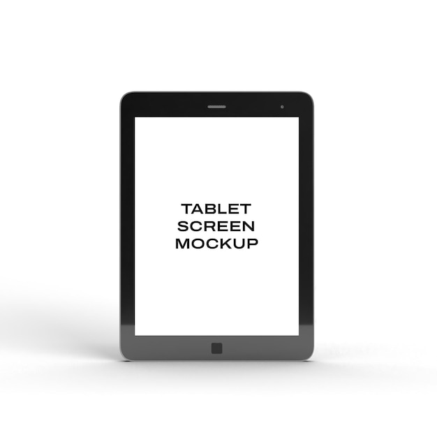 Modelo de maquete de tela de tablet totalmente editável