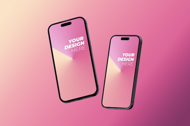 Modelo de Maquete PSD do iPhone 14 Pro