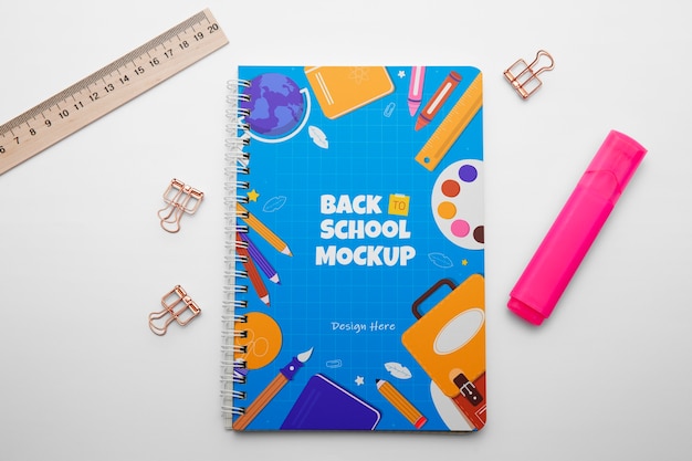 Modelo de material de retorno à escola