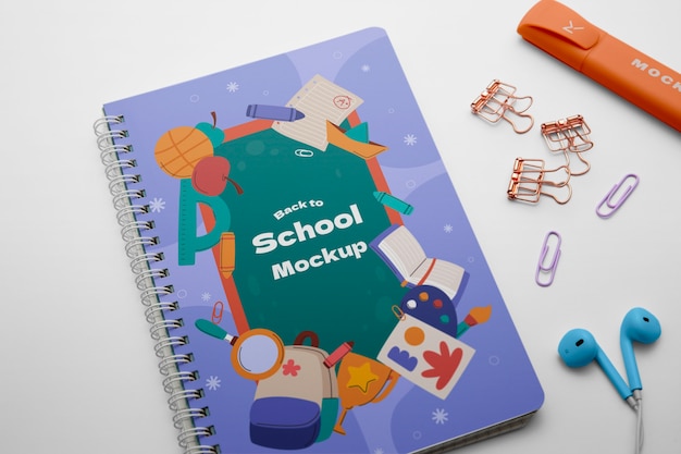 Modelo de material de retorno à escola