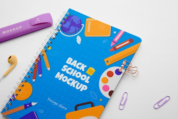 Modelo de material de retorno à escola