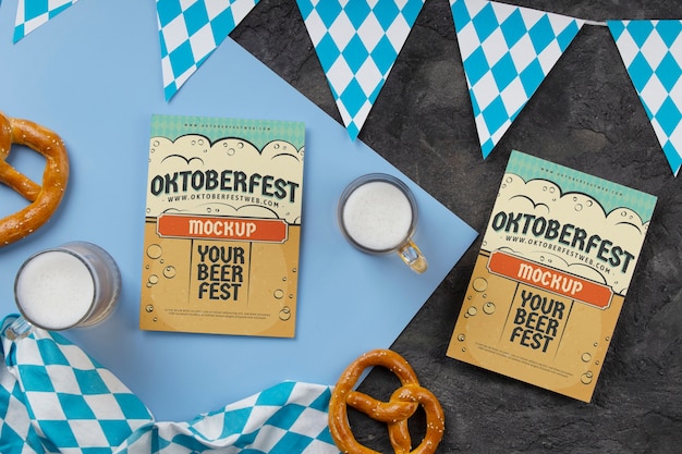 PSD modelo de menu da oktoberfest