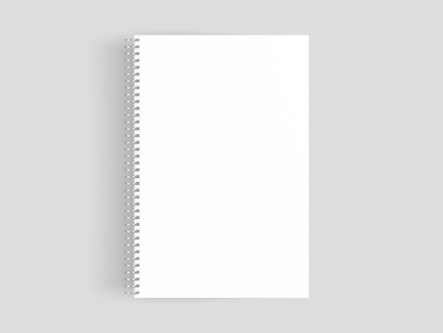 Modelo de mockup de caderno de desenho