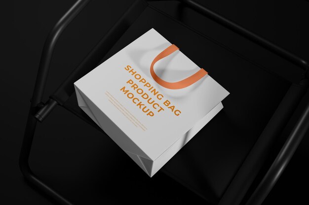 Modelo de Mockup de Saco de Papel