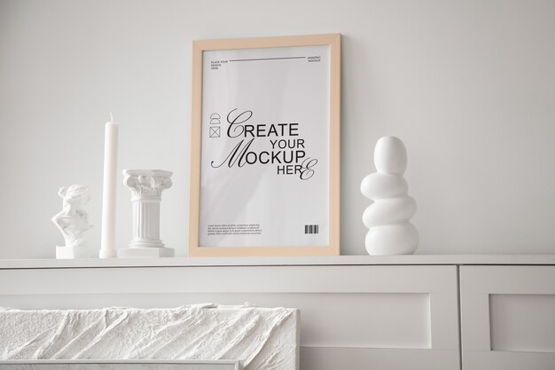 Modelo de moldura de decoração de giz
