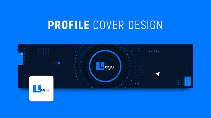 PSD modelo de página de capa do perfil do linkedin psd