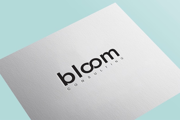 Modelo de papel de logotipo