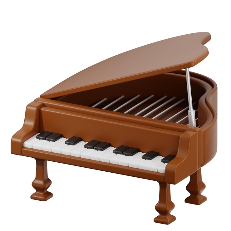 PSD modelo de piano em miniatura