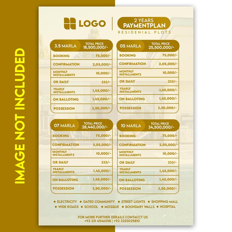 PSD modelo de plano de pagamento imobiliário