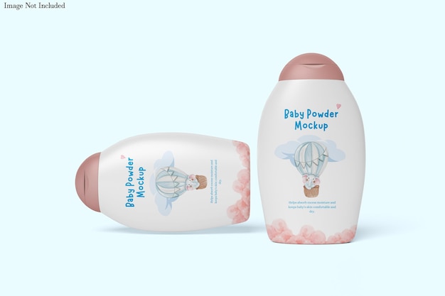 Modelo de pó para bebés